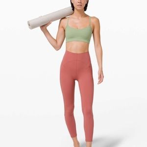 Lululemon Unlimit High-Rise Tight 25" *Keyhole Brier Rose Size 4